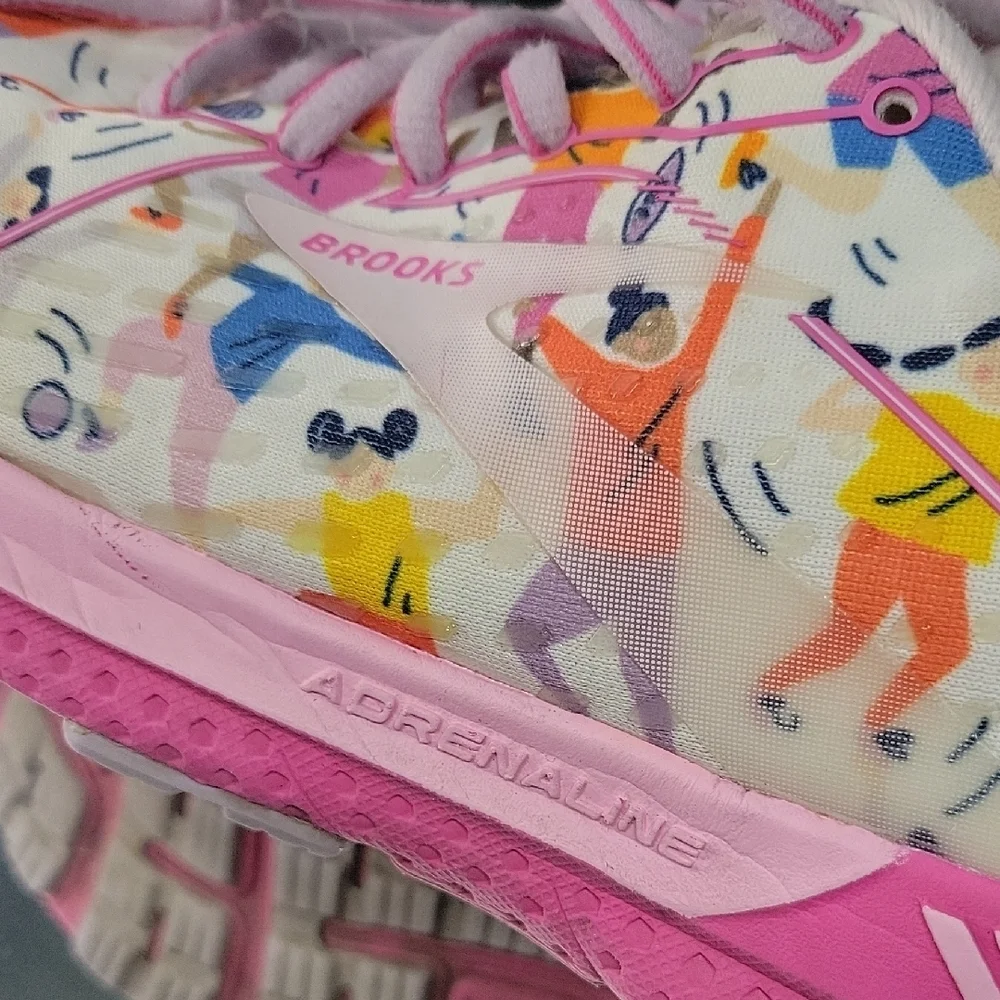 Womens 9.5 Brooks Adrenaline GTS 21 Limited Edition Unity Design running shoes.  - Picture 3 of 11